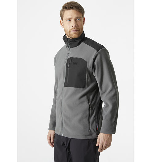 Pánská mikina HELLY HANSEN DAYBREAKER BLOCK JACKET 876 CONCRETE - Helly Hansen - 49454 876 DAYBREAKER BLOCK JACKET