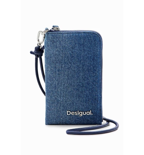 Dámská peněženka DESIGUAL 24SAYD02 5005 MONE_DENIM PRIORI CANDELA 5005 BLUE - DESIGUAL - 24SAYD02 5005 MONE_DENIM PRIORI CANDELA