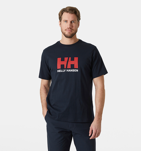 Pánské triko TIMEZONE HH LOGO T-SHIRT 3.0 Černá - Helly Hansen - 54596 597 HH LOGO T-SHIRT 3.0