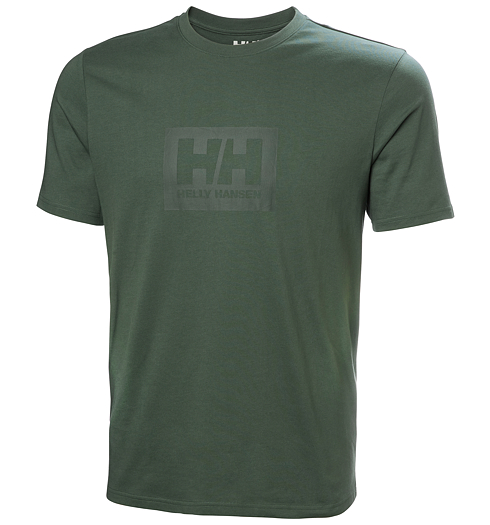 Pánské triko HELLY HANSEN HH BOX T 2.0 Zelená - Helly Hansen - 54597 390 HH BOX T 2.0