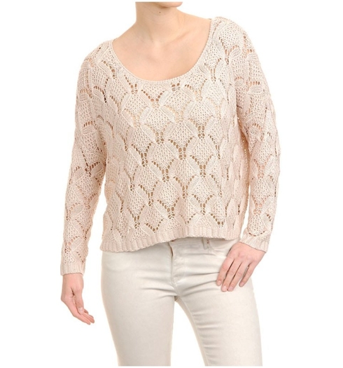 Dámský svetr CHRISTA PROBST 37309/0 LADIES PULLOVER SMOKEY ROS SLEVA smokey ros - Christa Probst - 37309/0 LADIES PULLOVER SMOKEY ROS SLEVA