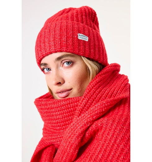 Dámská zimní čepice GARCIA ladies beanie červená - GARCIA - I50330 3016 ladies beanie