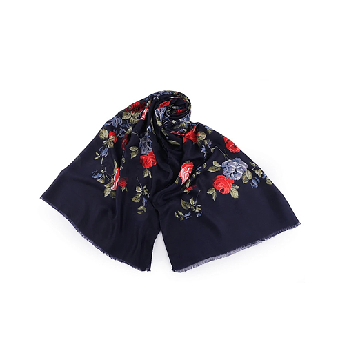 Šála-pléd KERBO Šátek-šála Modrá - KERBO - Šátek-šála-pléd 0987-3 80x175