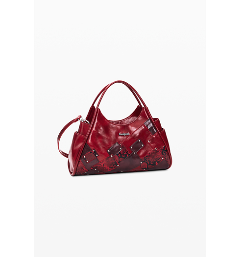 Dámská kabelka DESIGUAL GLOW RED HERITOWN 2.0 MINI Červená - DESIGUAL - 26SAXPB4 3000 BAG GLOW RED HERITOWN 2.0 MINI