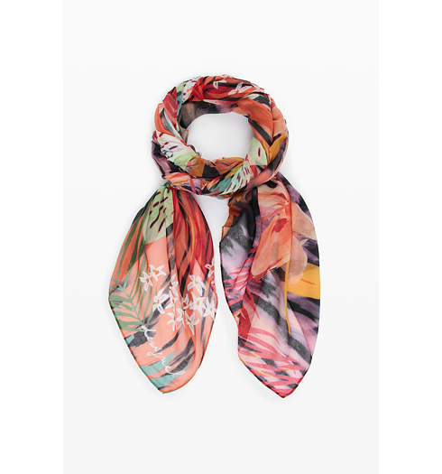 Dámský šátek DESIGUAL NASAU Multicolor - DESIGUAL - 26SAWA31 9019 FOU NASAU