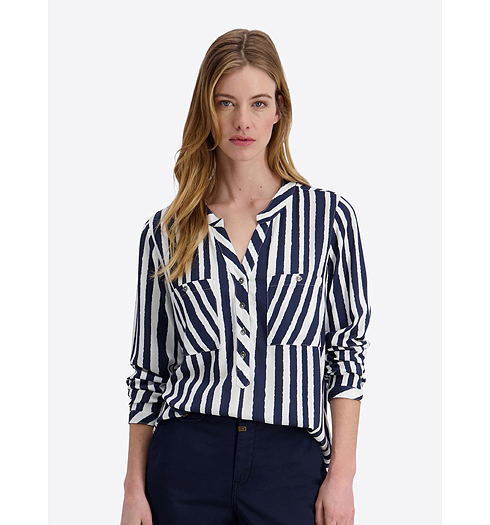 Dámská halenka TIMEZONE Henley Blouse Modrá - Timezone - T1 30131.1172-32 03960 Henley Blouse