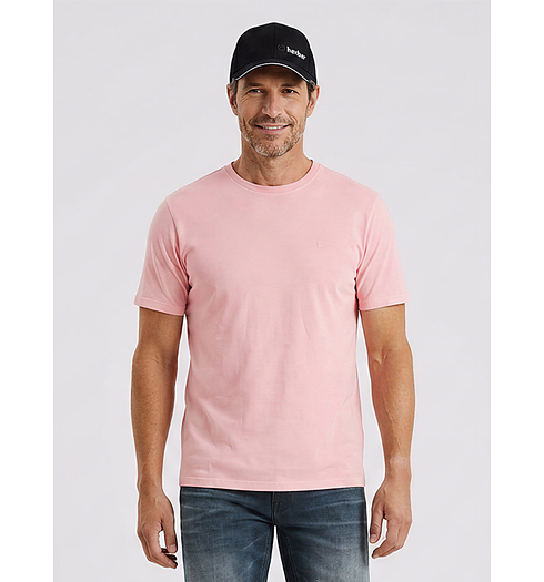 Pánské triko GARCIA mens T-shirt ss Růžová - GARCIA - Z1179 8268 mens T-shirt ss