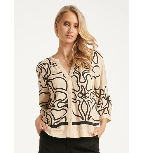 Smashed Lemon Béžová - Smashed Lemon - 26391 720-999 Blouse
