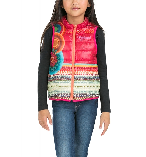 Dětská zimní bunda DESIGUAL ROJO COLA ABRIG_SUPIRE 3054 ROJO COLA - DESIGUAL - 57E34C1 3054 ROJO COLA ABRIG_SUPIRE
