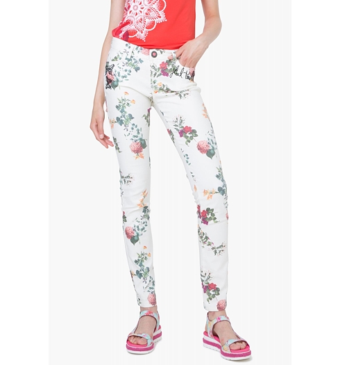 Dámské kalhoty DESIGUAL LISA 1015 ALGODÓN - DESIGUAL - 73P2JD3 1015 PANT_LISA