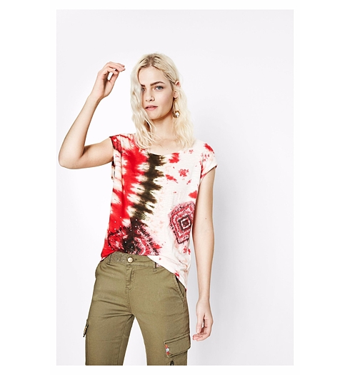Dámské triko DESIGUAL STYLE 3007 BORGO?A - DESIGUAL - 73T2WA4 3007 TS_STYLE