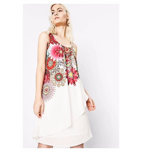 Dámské šaty DESIGUAL CORVUS 1010 TIZA - DESIGUAL - 73V2ED5 1010 VEST_CORVUS