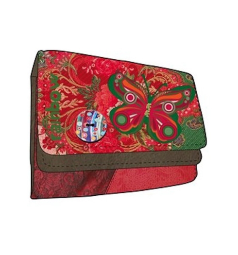 Dámská peněženka DESIGUAL 27X5227 3014 MONE_MINI PATCH ROJO SLEVA - DESIGUAL - 27X5227 3014 MONE_MINI PATCH ROJO SLEVA