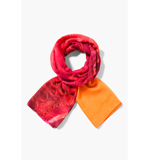 Dámský šátek DESIGUAL ENRIEN 3070 PURPLE POTION - DESIGUAL - 17WAWFE4 3070 FOULARD_ENRIEN