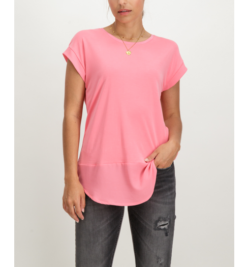 Dámské triko GARCIA SHIRT SS 2689 pink - GARCIA - S80017 2689 ladies T-shirt ss