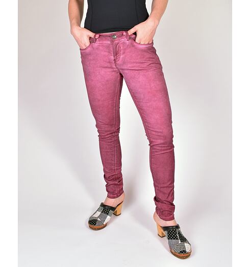 Dámské jeans GARCIA Rachelle-Slim 1952 burgundy red - GARCIA - T60315 1952 Rachelle-Slim ladies pants L