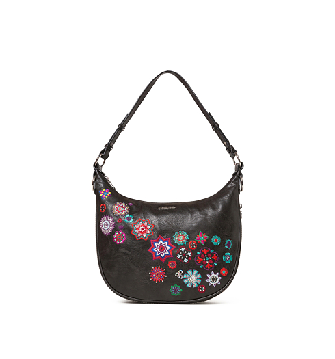 Dámská kabelka DESIGUAL NANIT SIBERIA 2000 NEGRO - DESIGUAL - 19WAXP55 2000 BOLS_NANIT SIBERIA