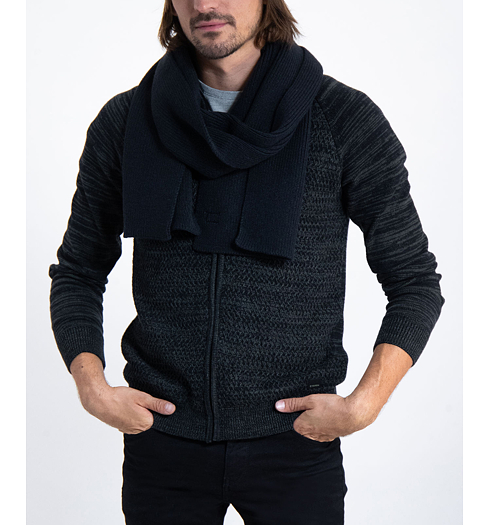 Pánský svetr GARCIA mens cardigan 60 black - GARCIA - J91258 60 mens cardigan