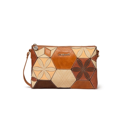 Dámská kabelka DESIGUAL BOLS_NOVA PRIME DURBAN 6011 CAMEL - DESIGUAL - 20SAXPE0 6011 BOLS_NOVA PRIME DURBAN