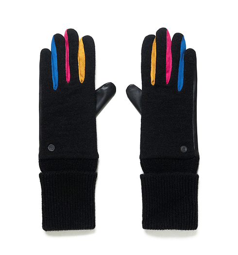 Dámské rukavice DESIGUAL FUN 2000 BLACK - DESIGUAL - 20WAAK03 2000 GLOVES_FUN