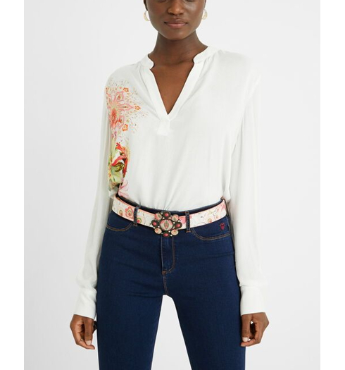 Dámský pásek DESIGUAL VALKIRIA 3049 - DESIGUAL - 21SARP05 3049 BELT VALKIRIA