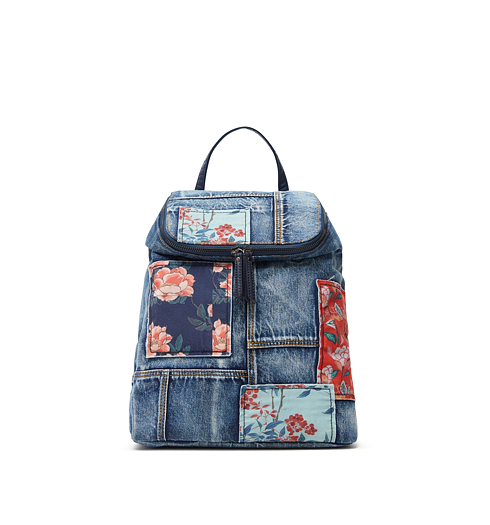 Dámský batůžek DESIGUAL BETA PATCH LOEN 5000 NAVY - DESIGUAL - 21WAKD05 5000 BACK_BETA PATCH LOEN