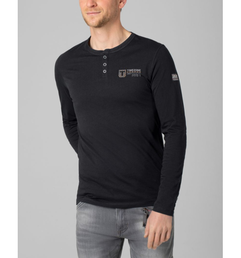 Pánské triko TIMEZONE Longsleeve 3-Button Henley 9151 - Timezone - 22-10191-00-6247 9151 Longsleeve 3-Butto