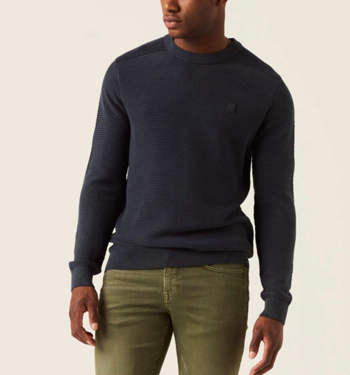 Pánský svetr GARCIA mens pullover 292 dark moon - GARCIA - I11042 292 mens pullover