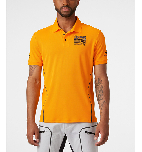 Pánská polokošile HELLY HANSEN 34172 285 HP RACING POLO 285 saffro - Helly Hansen - 34172 285 HP RACING POLO