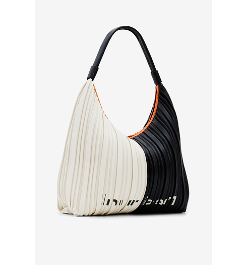 Dámská kabelka DESIGUAL PLEAT SCALA 1008 CRUDO BEIGE - DESIGUAL - 22WAXP08 1008 BAG_PLEAT SCALA