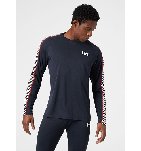 Funkční prádlo HELLY HANSEN LIFA ACTIVE STRIPE CREW 597 NAVY - Helly Hansen - 49412 597 LIFA ACTIVE STRIPE CREW