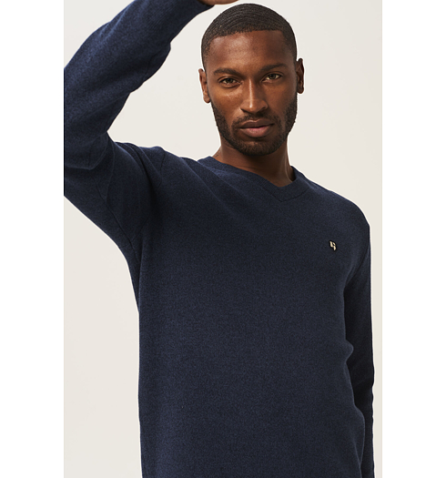 Pánský svetr GARCIA mens pullover 292 dark moon - GARCIA - Z1084 292 mens pullover