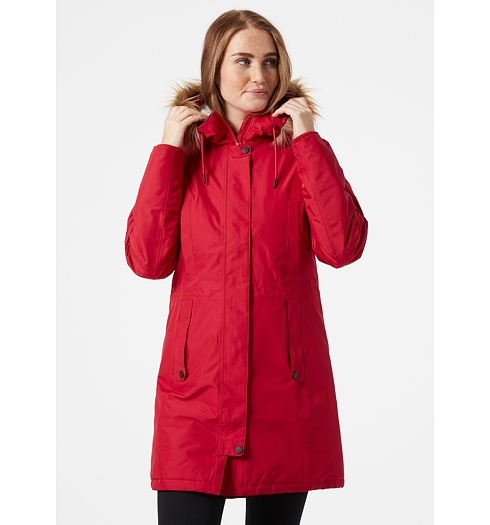 Dámský zimní kabát HELLY HANSEN W MAYEN PARKA 162 RED - Helly Hansen - 53303 162 W MAYEN PARKA