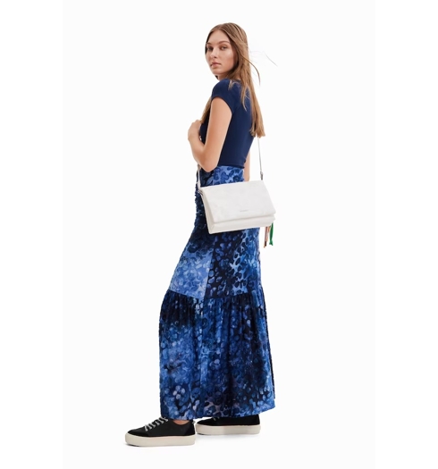 Dámská kabelka DESIGUAL ALPHA DORTMUND FLAP 1001 WHITE - DESIGUAL - 23SAXP95 1001 BAG ALPHA DORTMUND FLAP