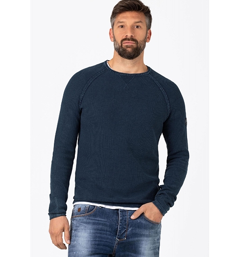 Pánský svetr TIMEZONE Spiral Knit Crewneck 3248 - Timezone - 28-10158-00-9009 3248 Spiral Knit Crewne