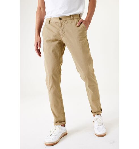 Pánské kalhoty GARCIA mens pants 5104 hessian - GARCIA - Z1126 5104 mens pants