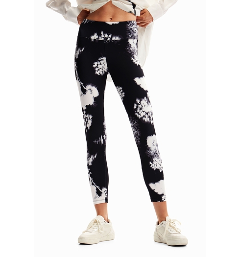 Dámské legins DESIGUAL AGNES 2000 BLACK - DESIGUAL - 23WWKK02 2000 LEGGING AGNES
