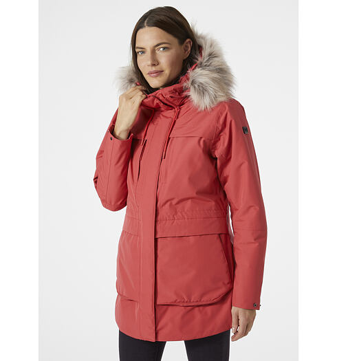 Dámský zimní kabát HELLY HANSEN W COASTAL PARKA 101 POPPY RED - Helly Hansen - 54012 101 W COASTAL PARKA