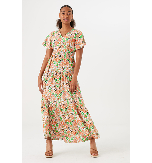 Dámské šaty GARCIA P40285 5885 ladies dress 5885 dusky peach - GARCIA - P40285 5885 ladies dress