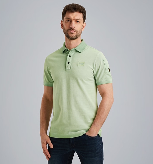 Pánská polokošile PME LEGEND Polo short sleeve cold dye pique 6258 - PME LEGEND - PPSS2504857 6258 Polo short sleeve cold dye pique