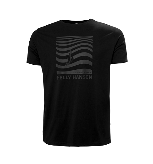 Pánské triko HELLY HANSEN 54601 990 SHORELINE T-SHIRT 3.0 990 BLACK - Helly Hansen - 54601 990 SHORELINE T-SHIRT 3.0