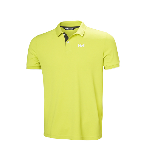 Pánská funkční polokošile HELLY HANSEN OCEAN POLO 2.0 410 CYBER LIME - Helly Hansen - 34367 410 OCEAN POLO 2.0