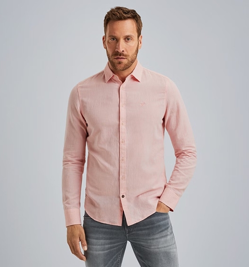 Pánská košile PME LEGEND Long Sleeve Shirt Ctn 2tone Linen 3067 - PME LEGEND - PSI2504200 3067 Long Sleeve Shirt Ctn 2tone Linen