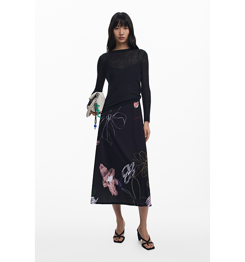 Dámské šaty DESIGUAL 25WWVK25 2000 VEST KALA 2000 BLACK - DESIGUAL - 25WWVK25 2000 VEST KALA