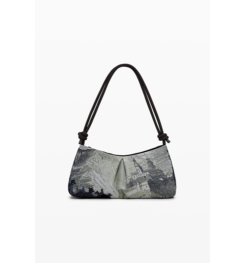 Dámská kabelka DESIGUAL 25WAXW05 2030 BAG MILHO LACROIX 2030 BLACK - DESIGUAL - 25WAXW05 2030 BAG MILHO LACROIX