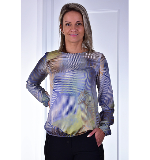 Dámská halenka SEIDEL Bluse 1/1 Modrá - SEIDEL - C3434 63 Bluse 1/1