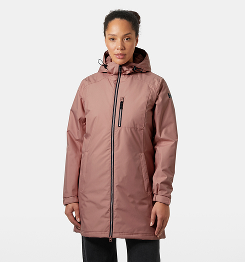 Dámský zimní kabát HELLY HANSEN Růžová - Helly Hansen - 62395 96 W LONG BELFAST WINTER JACKET