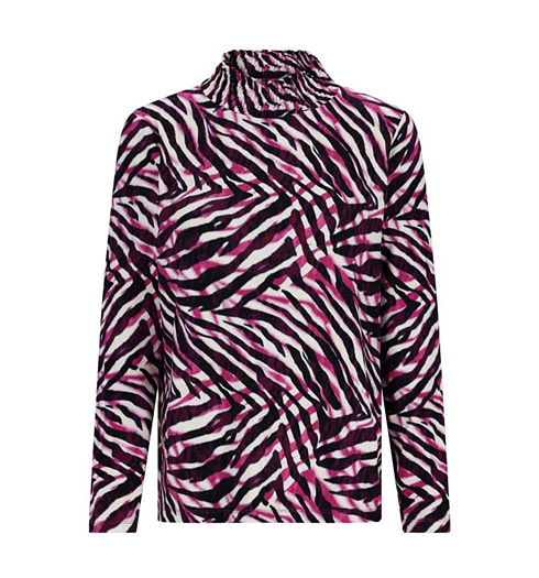 Dámská halenka HAJO D Shirt Animaldruck modische Růžová - HAJO - 10637 713 D Shirt Animaldruck modische