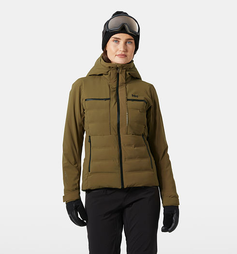 Dámská zimní bunda HELLY HANSEN W ALPHELIA ELEVATE JACKET Hnědá - Helly Hansen - 66081 718 W ALPHELIA ELEVATE JACKET