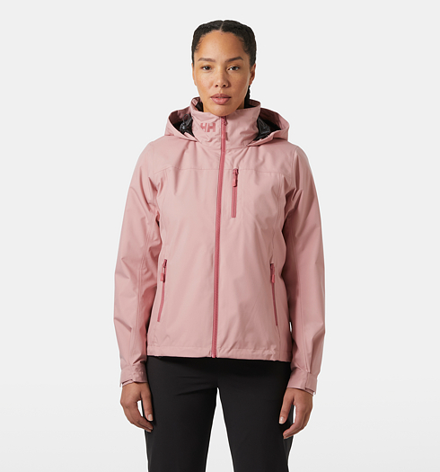 Dámská bunda HELLY HANSEN W CREW HOODED MIDL JACKET 2.0 Růžová - Helly Hansen - 34447 57 W CREW HOODED MIDL JACKET 2.0
